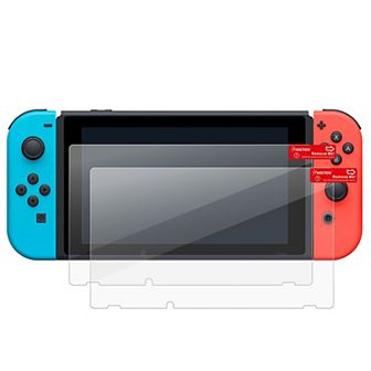 Insten 2-Pack Glass Screen Protector Compatible with Nintendo Switch 2017, Premium Tempered Glass Protective Guard Cover, Clear