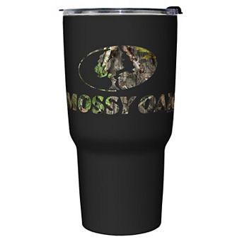 Mossy Oak Tree Bark Filled Logo 27-oz. Stainless Steel Travel Mug