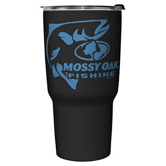 Mossy Oak Fishing Fish Logo 27-oz. Stainless Steel Travel Mug