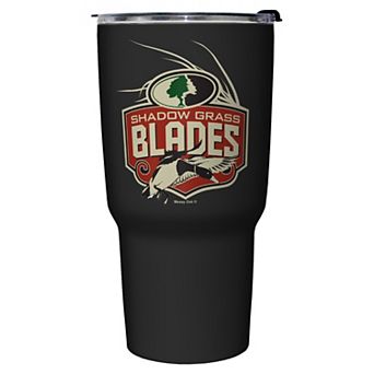 Mossy Oak Shadow Grass Blades Duck Logo 27-oz. Stainless Steel Travel Mug