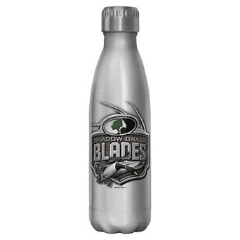 Mossy Oak Shadow Grass Blades Duck Metal Logo 17-oz. Stainless Steel Bottle