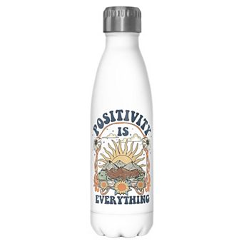 Flower Frame Positivity Is Everything 17-oz. Stainless Steel Bottle