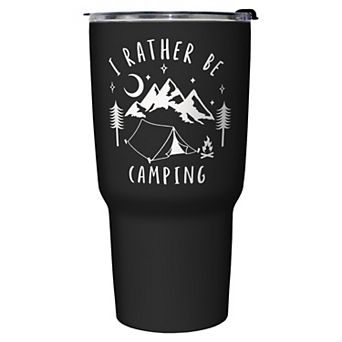I Rather Be Camping Campsite 27-oz. Stainless Steel Travel Mug