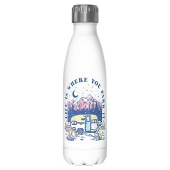 Life Is Where You Park It Travel Trailer 17-oz. Stainless Steel Bottle