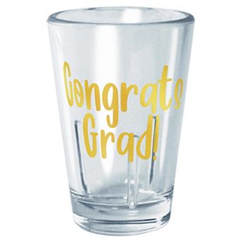 Congrats Grad Golden Letters 2-oz. Tritan Cup