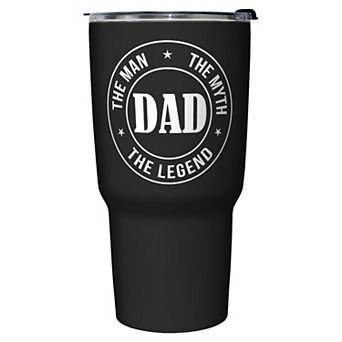Dad The Man, The Myth, The Legend Badge 27-oz. Stainless Steel Travel Mug