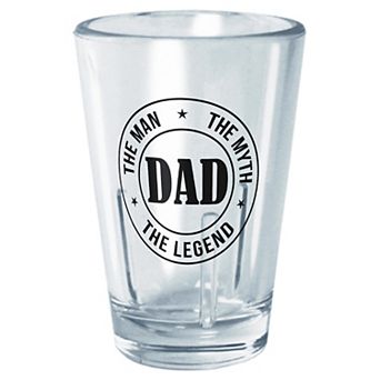 Dad The Man, The Myth, The Legend Badge 2-oz. Tritan Cup