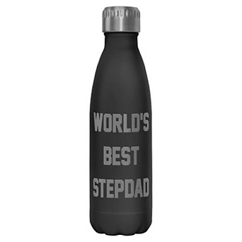 World's Best Stepdad 17-oz. Stainless Steel Water Bottle
