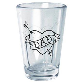 Dad Heart Tattoo Design 2-oz. Tritan Cup