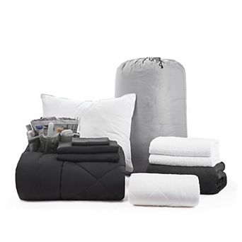 College Freshman Dorm Bedding Pack with Twin XL Reversible Comforter