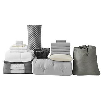 College Dorm Bedding Pack with Twin XL Pin Tuck Comforter