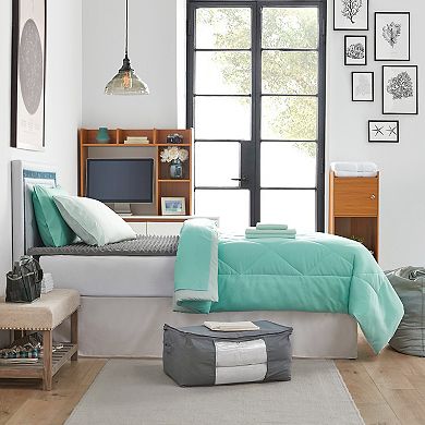 College Dorm Bedding Pack with Twin XL Reversible Comforter