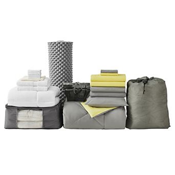 College Dorm Bedding Pack with Twin XL Reversible Comforter