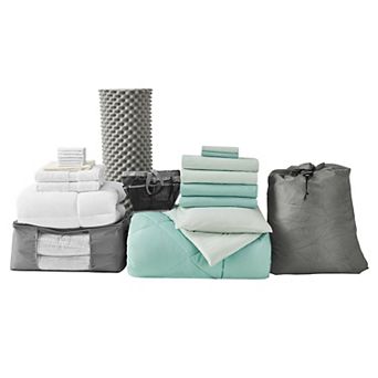 College Dorm Bedding Pack with Twin XL Reversible Comforter