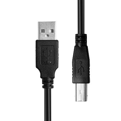 10 Ft High Speed Usb 2.0 A To B Printer Scanner Cable For Hp Canon Epson Lexmark