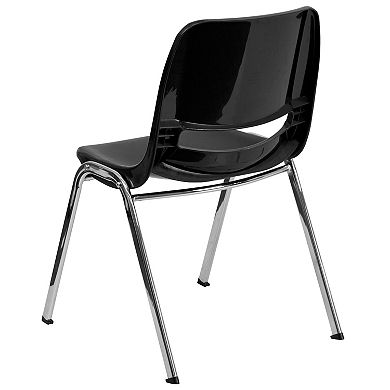Emma and Oliver Ergonomic Shell Stack Chair - 16" Seat Daycare Home School