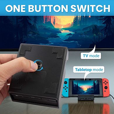 TV Dock For Nintendo Switch & OLED, 4K HDMI Docking Station Portable Charger