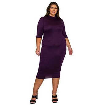 Plus Size Mona Midi Dress