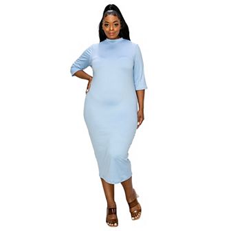Plus Size Mona Midi Dress
