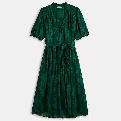 Women's Draper James Hi-Lo Midi Wrap Dress