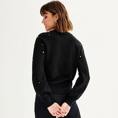 Women's Draper James All Over Embellished Sweater