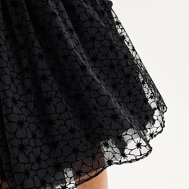 Women's Draper James Floral Burnout Midi Skirt