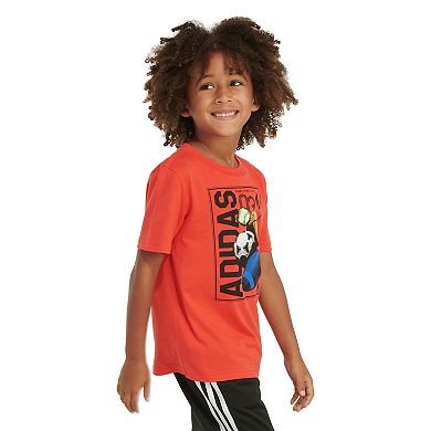 Boys 4-7 adidas Global Sports Short Sleeve Graphic Tee