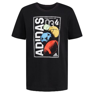Boys 8 20 adidas Global Sport Tee in Regular Husky