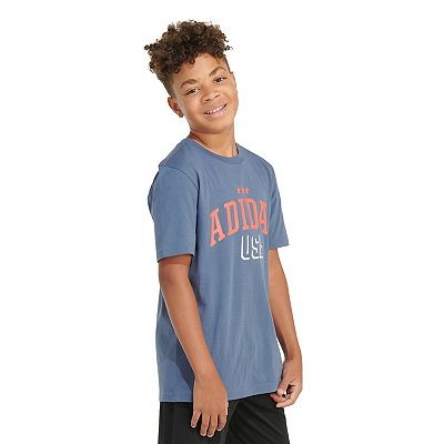 Boys 8 20 adidas USA Tee