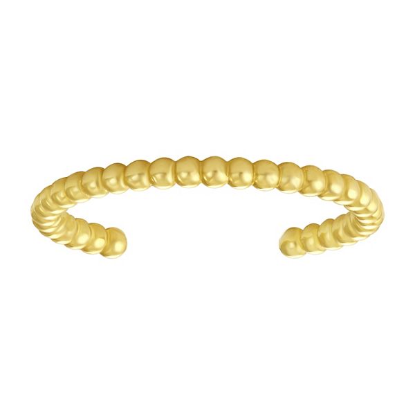 Taylor Grace 10k Gold Beaded Toe Ring