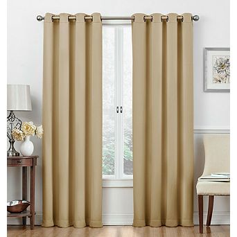 Goodgram 2 Pack Hotel Thermal Grommet 100 Percent Blackout Window Curtain Panels