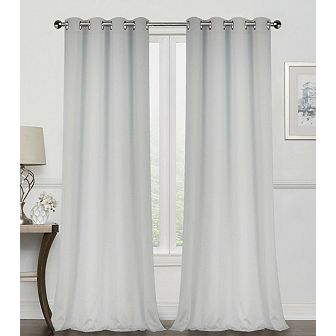 Goodgram 2 Pack Hotel Thermal Grommet 100 Percent Blackout Window Curtain Panels