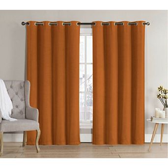 Goodgram 2 Pack Hotel Thermal Grommet 100 Percent Blackout Window Curtain Panels