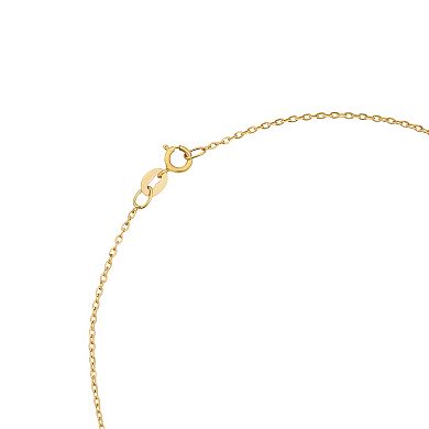 Taylor Grace 10k Gold Stationed Flower Bracelet