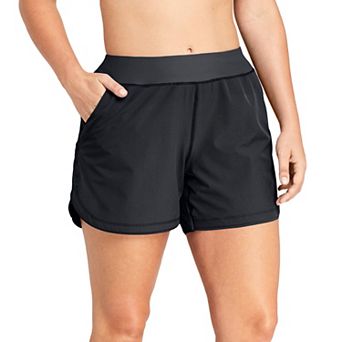 Plus Size Lands' End 5" Quick Dry Board Shorts Swim Cover-up