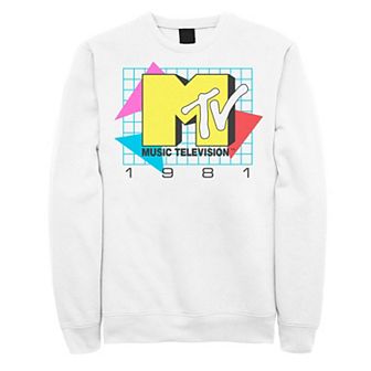 Men's MTV Music Television 1981 Logo Graphic Sweatshirt