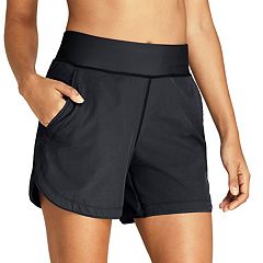 Lands' End Women's 3 Quick Dry Swim Shorts with Panty - 0 - Turquoise