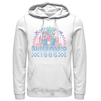 Men's Super Mario 35th Anniversary Mario & Luigi 1985 Graphic Hoodie