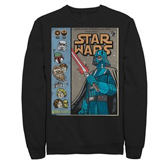 Men's Star Wars Retro Comic Book Fleece Graphic Sweatshirt