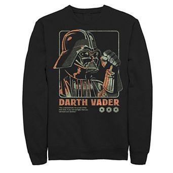 Men's Star Wars Darth Vader You Underestimate Power Fleece Graphic Sweatshirt