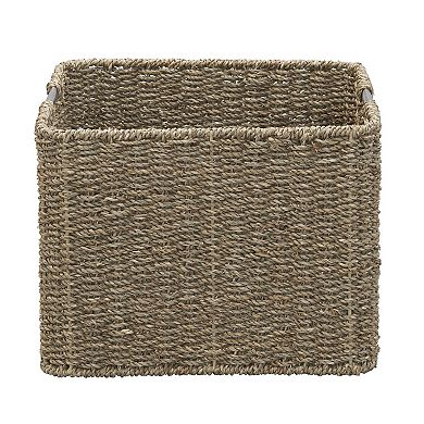 Household Essentials Square Wicker Basket