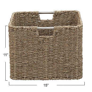 Household Essentials Square Wicker Basket