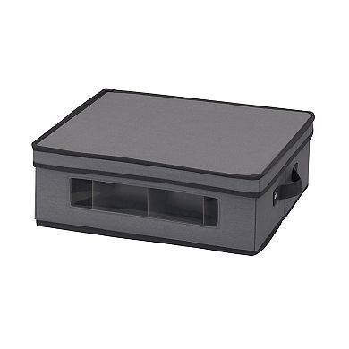 Household Essentials 12-Compartment China Cup Chest