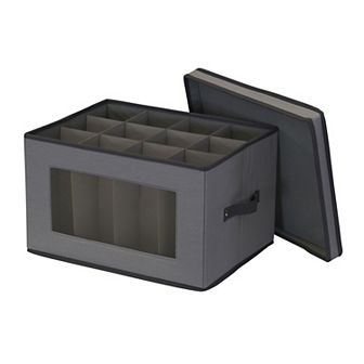 Household Essentials Stemware Storage Box