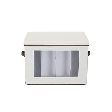 Household Essentials Tall Wine and Bottle Storage Chest