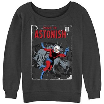 Juniors' Marvel Comics Ant-Man Tales To Astonish Distressed Retro Cover Slouchy Graphic Sweatshirt