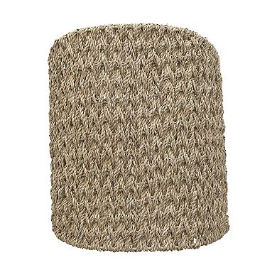 Household Essentials Oval Seagrass Magazine Rack