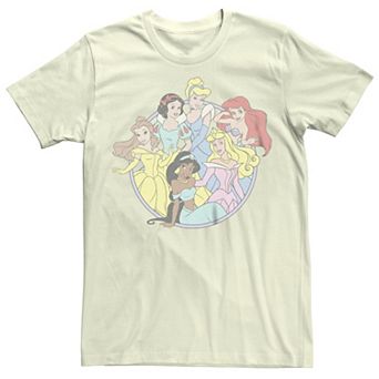 Disney Princesses Juniors' Nostalgia Circle Boyfriend Graphic Tee