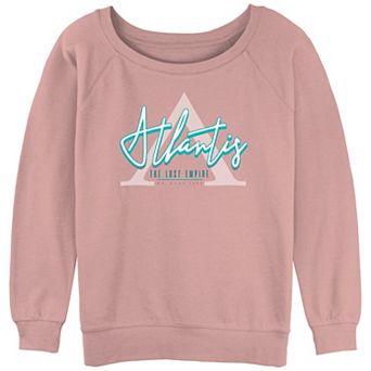 Disney's Atlantis The Lost Empire Juniors' Coast Logo Slouchy Graphic Sweatshirt