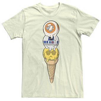 Men's Star Wars Droid Ice Cream Cone Graphic Tee